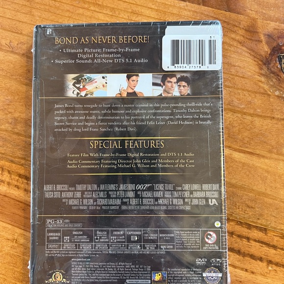 James Bond 007 License to Kill new in plastic - Picture 2 of 2